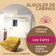 Alquiler de Cabinas con Tatami y Camilla