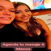 masaje 4 manos dos masajistas