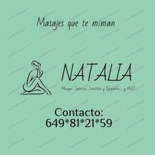 Natalia, madura jovial, con mucha sensibilidad