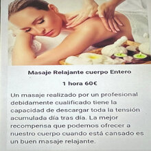 MASAJES RELAJANTES CUERPO ENTERO