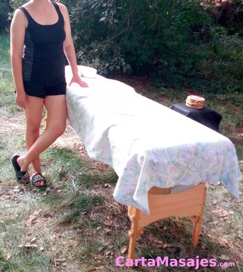 primera imagen miniatura: Masajes con relajacion final manual al aire libre, individual y para parejas🍃🌿🌲