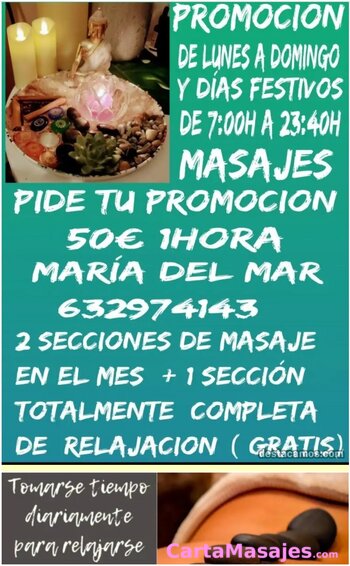 primera imagen miniatura: María del mar masajista en vinaris