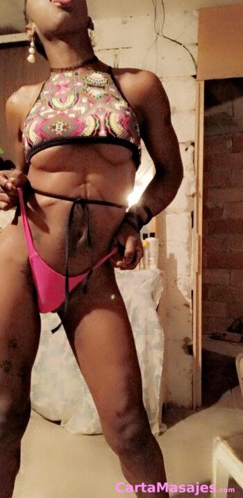segunda imagen miniatura: Travesti negra en sabadell masajes 24h