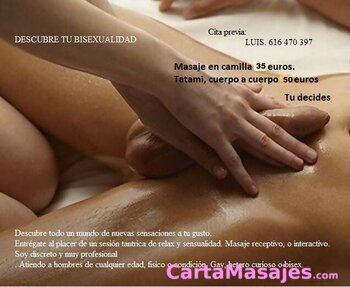 tercera imagen miniatura: Disfruta de un masaje erotico y sensual, cuerpo a cuerpo