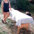 Masajes con relajacion final manual al aire libre, individual y para parejas🍃🌿🌲