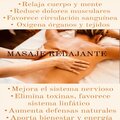 Masaje relajante sensitivo profesional